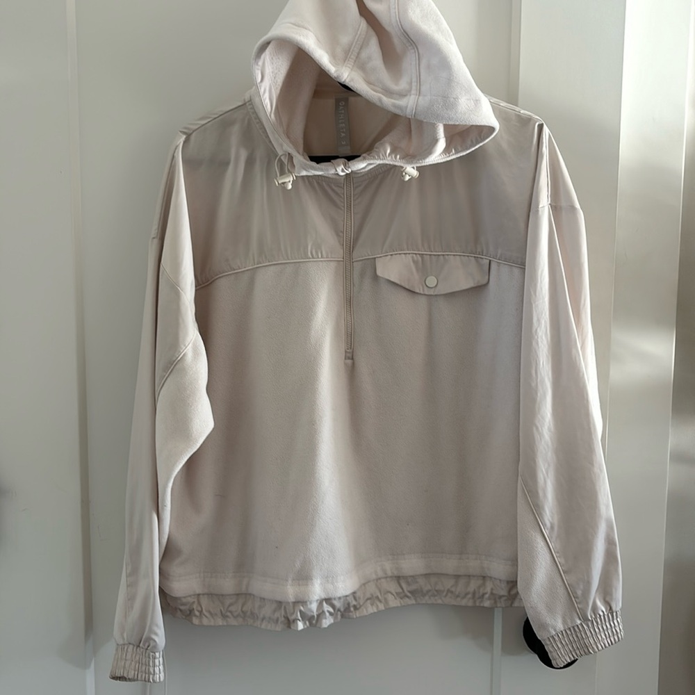 ATHLETA HOODED FLEECE SIZE MED